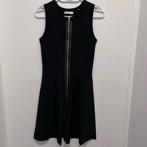 ALC Leather Trim Dress
